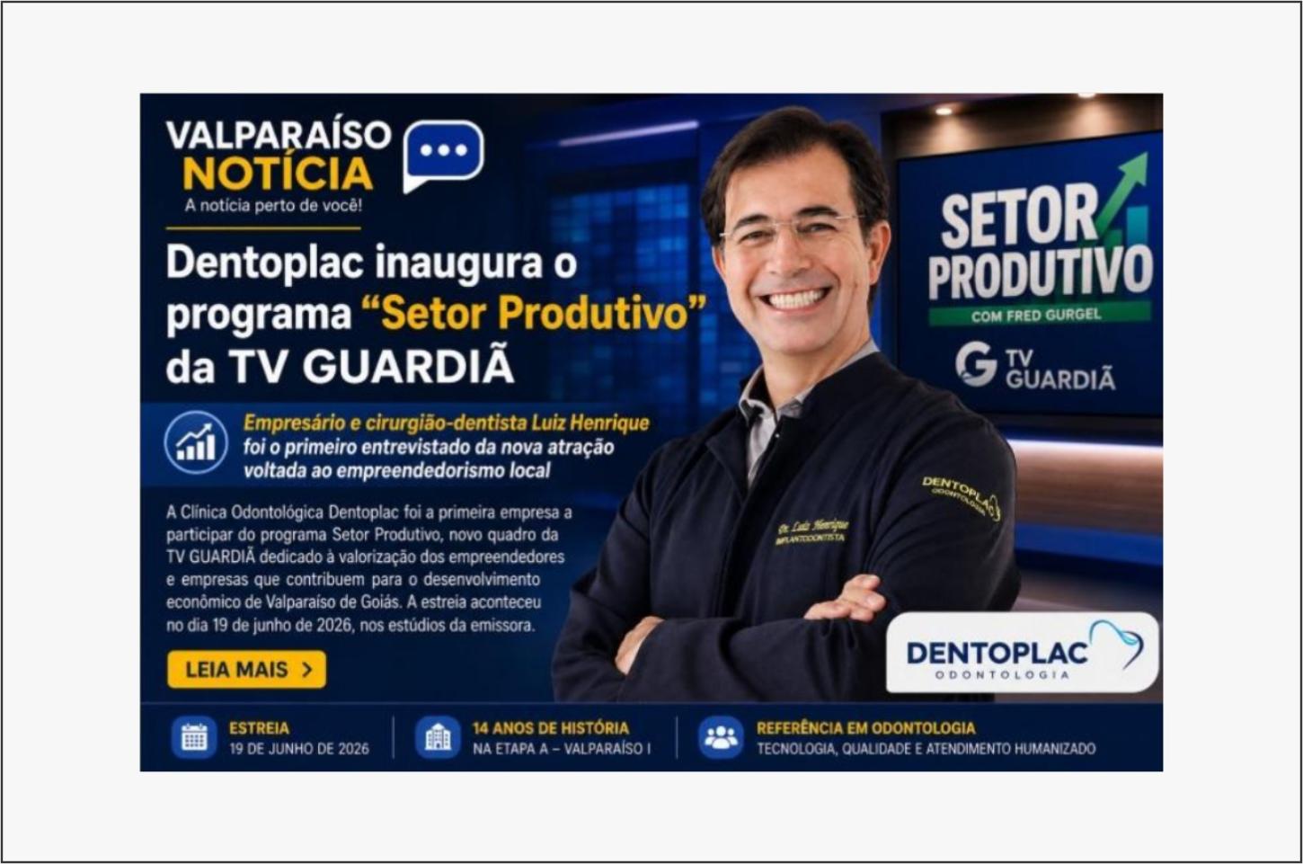 Dentoplac inaugura o programa 